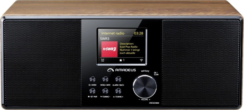 Crescendo DAB+ WiFi radio, Mørkt tre