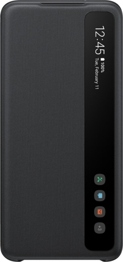 Galaxy S20 Clear View Cover deksel, svart