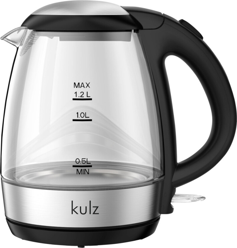 KUWK12GLASS 1,2 L vannkoker