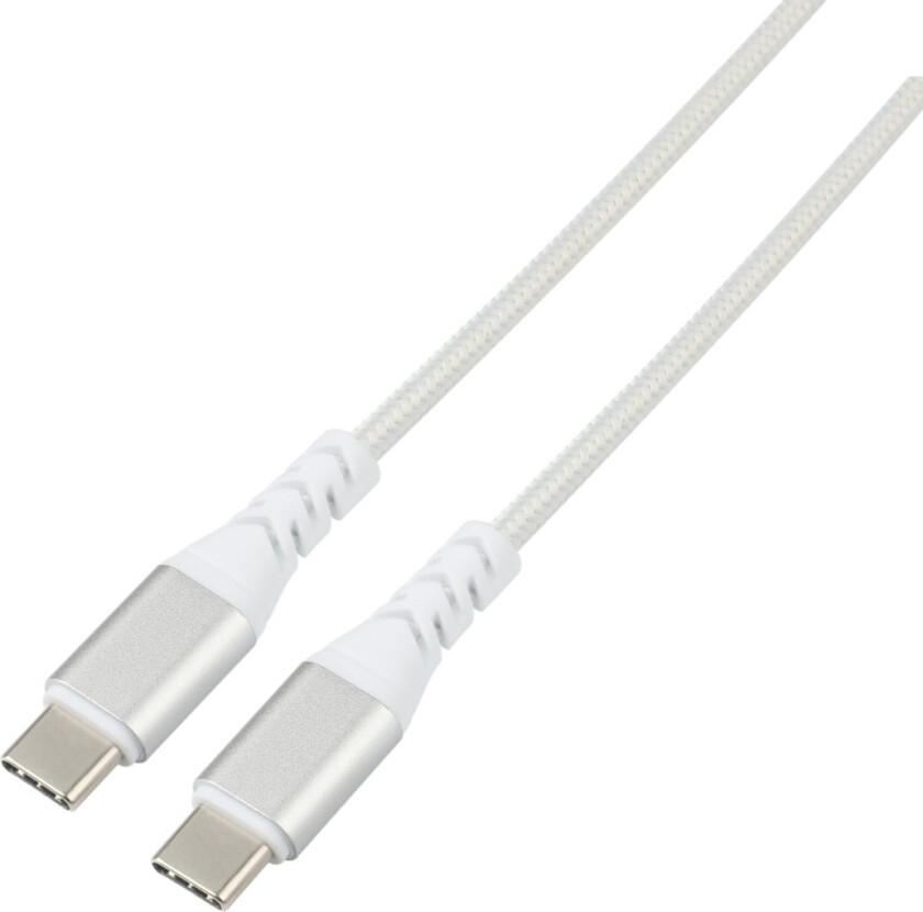 USBC - USBC kabel 2 M, hvit