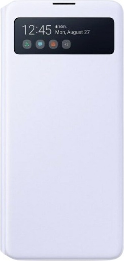 Galaxy A71 S View Wallet lommeboketui, hvit