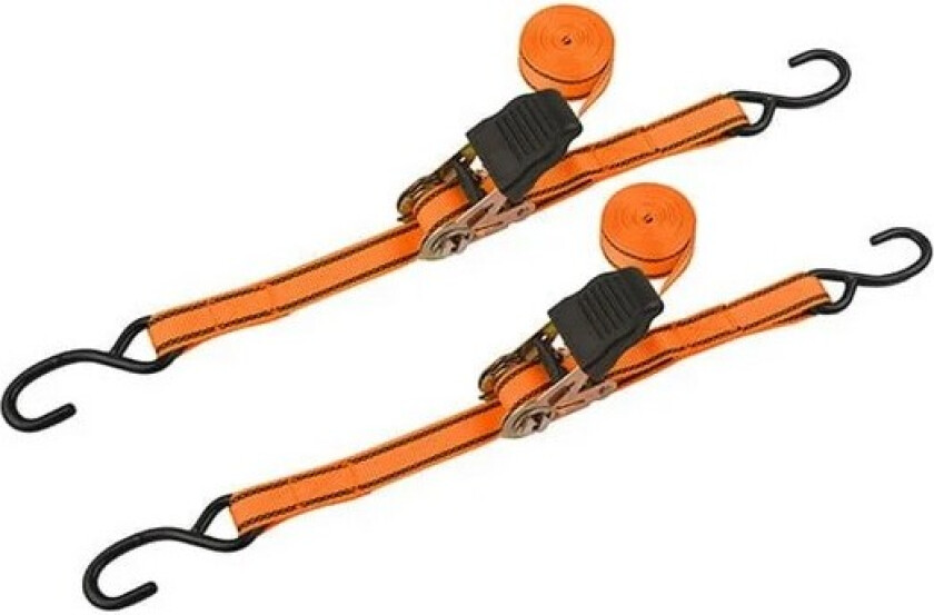 Lastestrammer, jekkestropp 25mm x 5m, 2pk