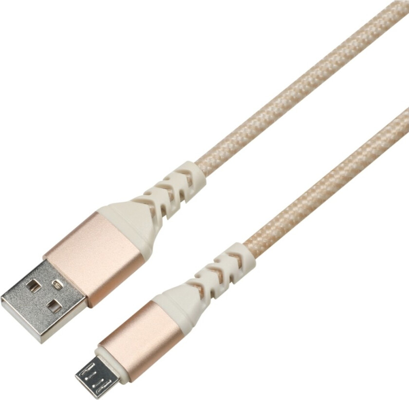 Bilde av USB-Micro-USB kabel 1 M, gull