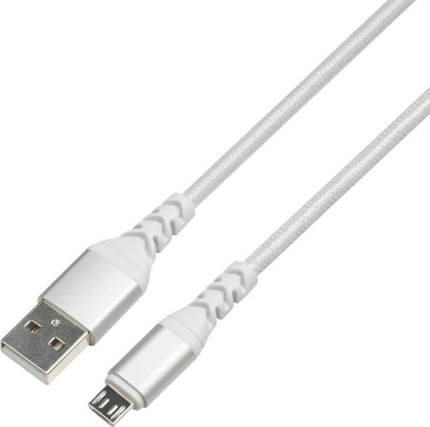 USB-Micro-USB kabel 1 M, hvit