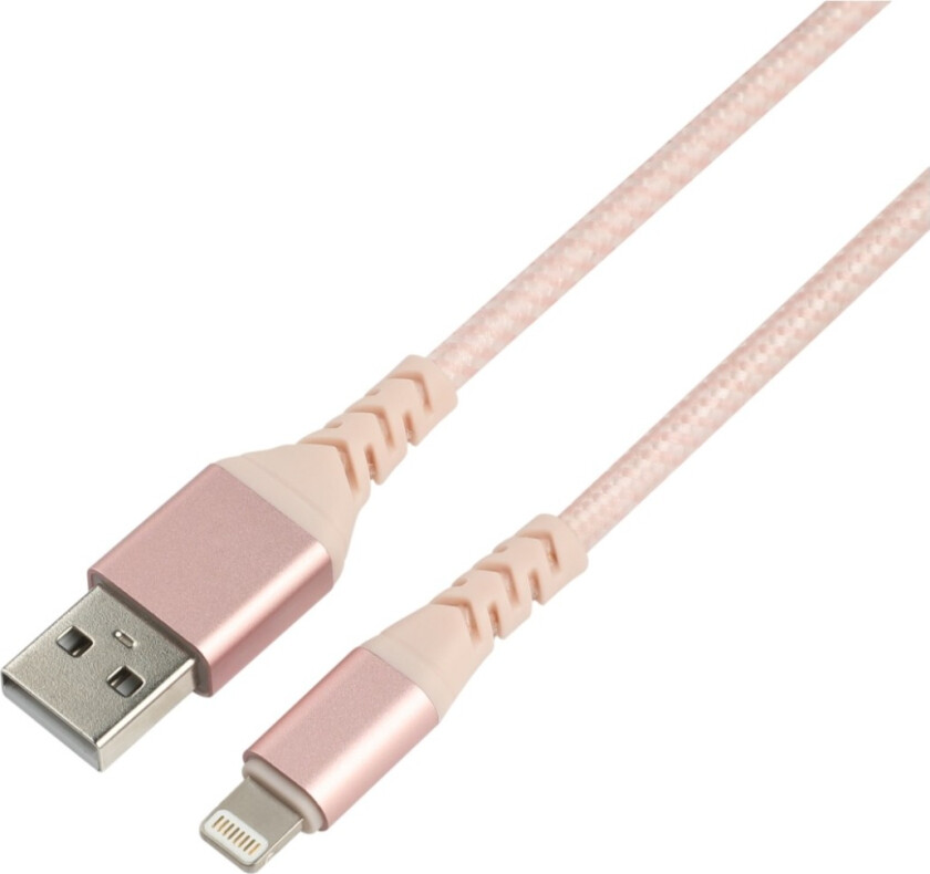Bilde av USB-Lightning kabel 1 M, rose gull