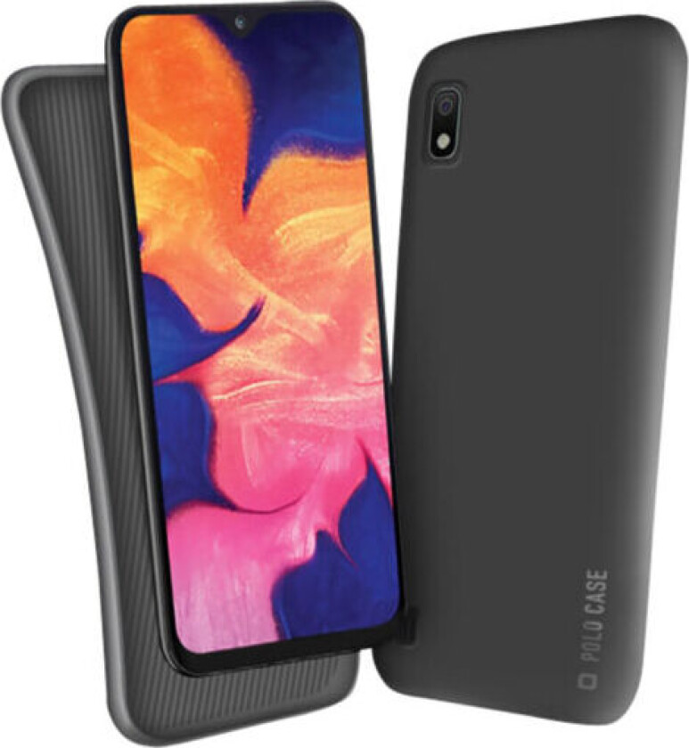 Polo deksel Galaxy A10, svart