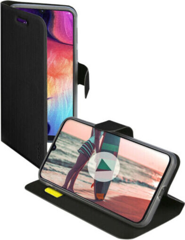 Book Sense Cover Galaxy A50/A30S, svart