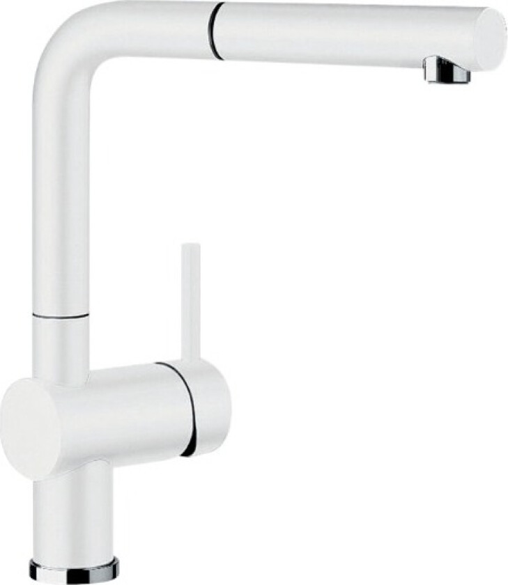 Linus-S Keramisk Kjøkken Blandebatteri, hvit