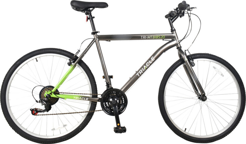 hybridSYKKEL 18 gir 51 cm, grå