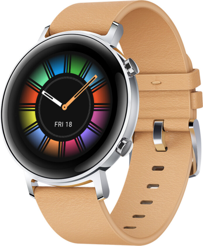 HUAWEI WATCH GT 2 42 mm Classic Edition sølv/beige