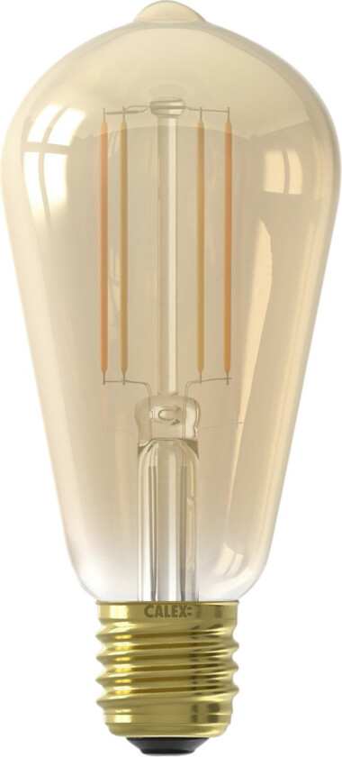 Smart ST64 E27 LED-pære, gull