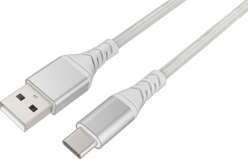 USB-USBC kabel 2M, hvit
