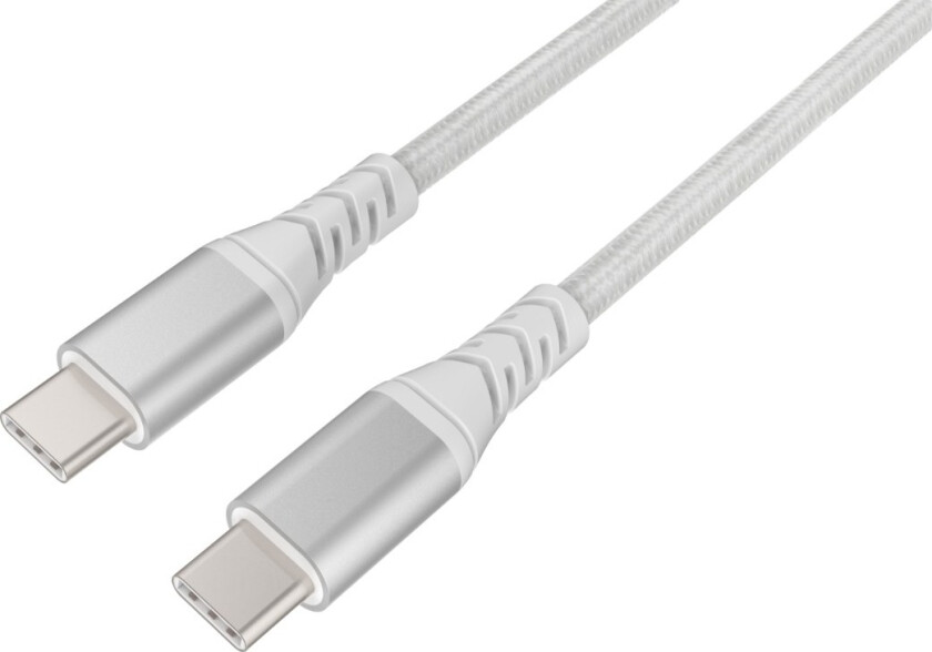 USBC-USBC kabel 1 M, hvit
