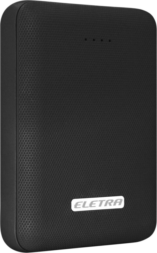 powerbank 10 000 mAh, svart
