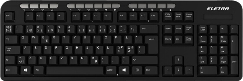 trådløst multimedia-tastatur