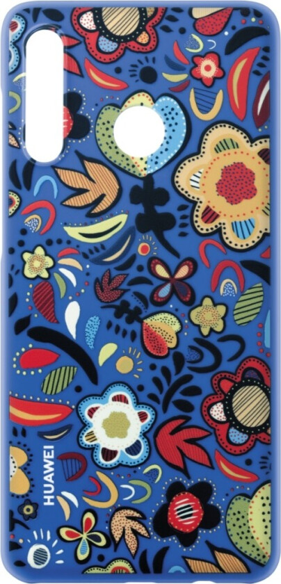 HUAWEI TPU-deksel P30 Lite, blå blomster