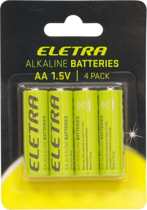 batteri AA 4 pk