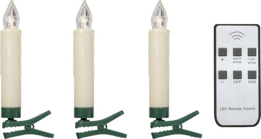 Bilde av LED Juletre Juletrelys 10 stk RGB