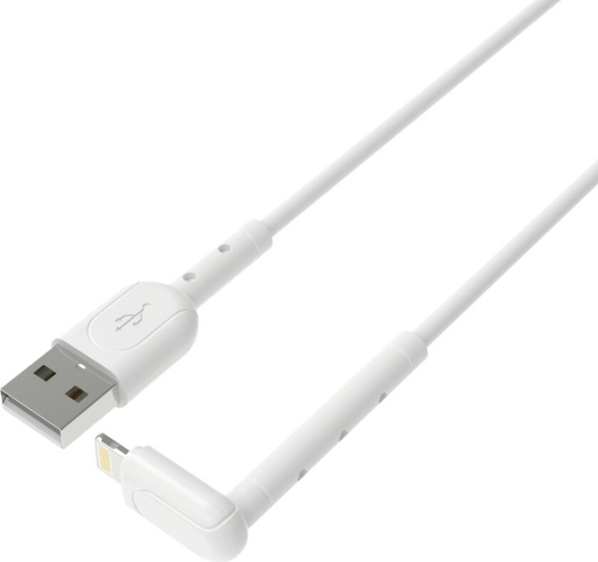 Lightning-kabel med Stativ 1 M, hvit