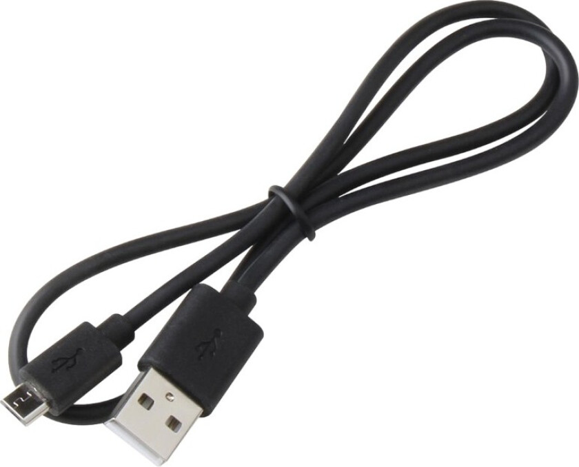 USB til Micro-Sub-kabel 0.5 M, svart