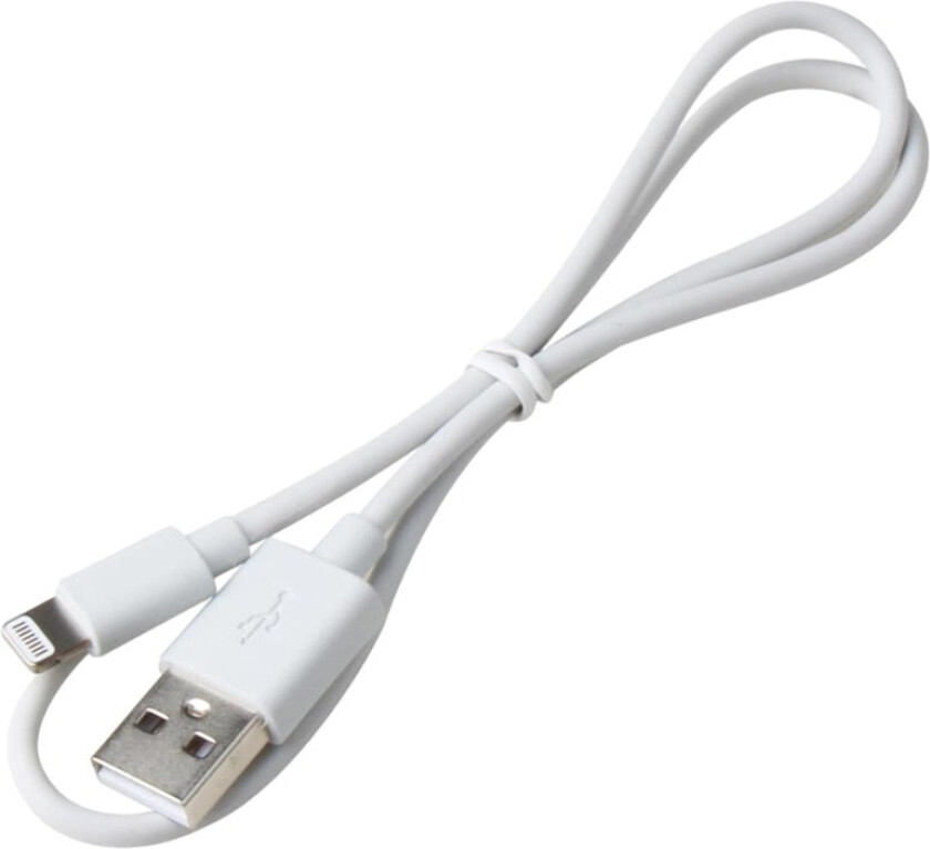 USB-Lightning kabel 0.5 M, hvit