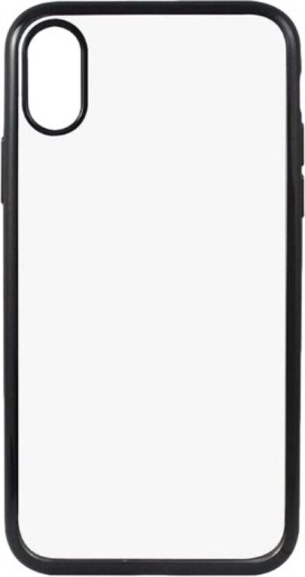 klart deksel iPhone XS Max, sort