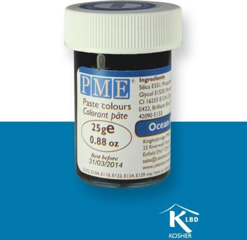 pastafarge Blå