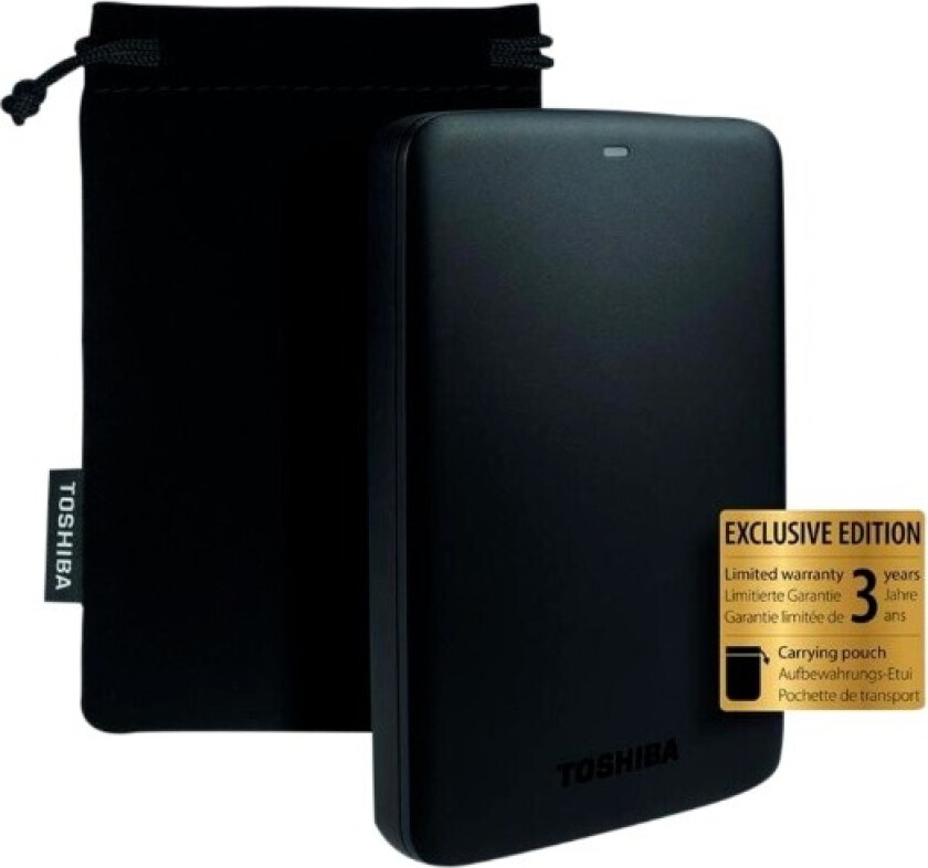 Canvio Basics Exclusive Edition 2 TB, svart