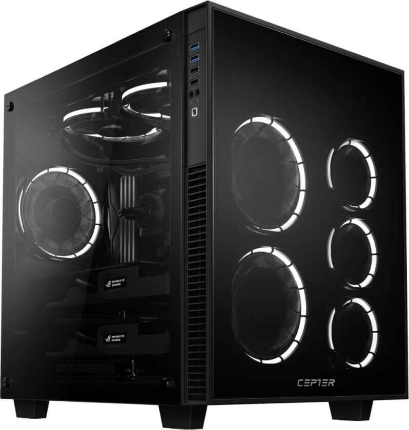 Carapace Cube Tg RGB PC-kabinett
