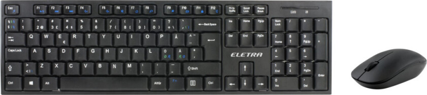 trådløs tastatur og mus