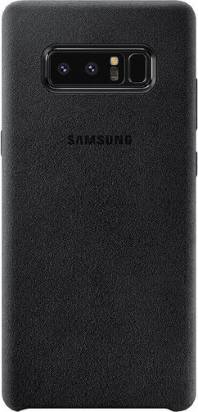 Alcantara deksel Note8, sort