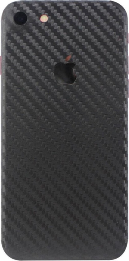 Carbonfiber iPhone 7/8 deksel, svart