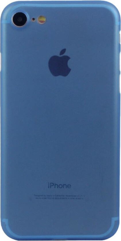 Superthin Backcover iPhone SE2/8/7 deksel, blue