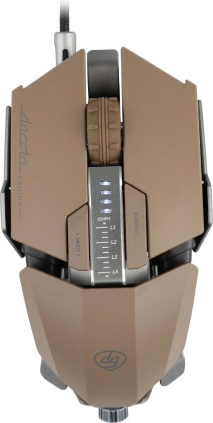 Pcm-320 gaming mouse, brown