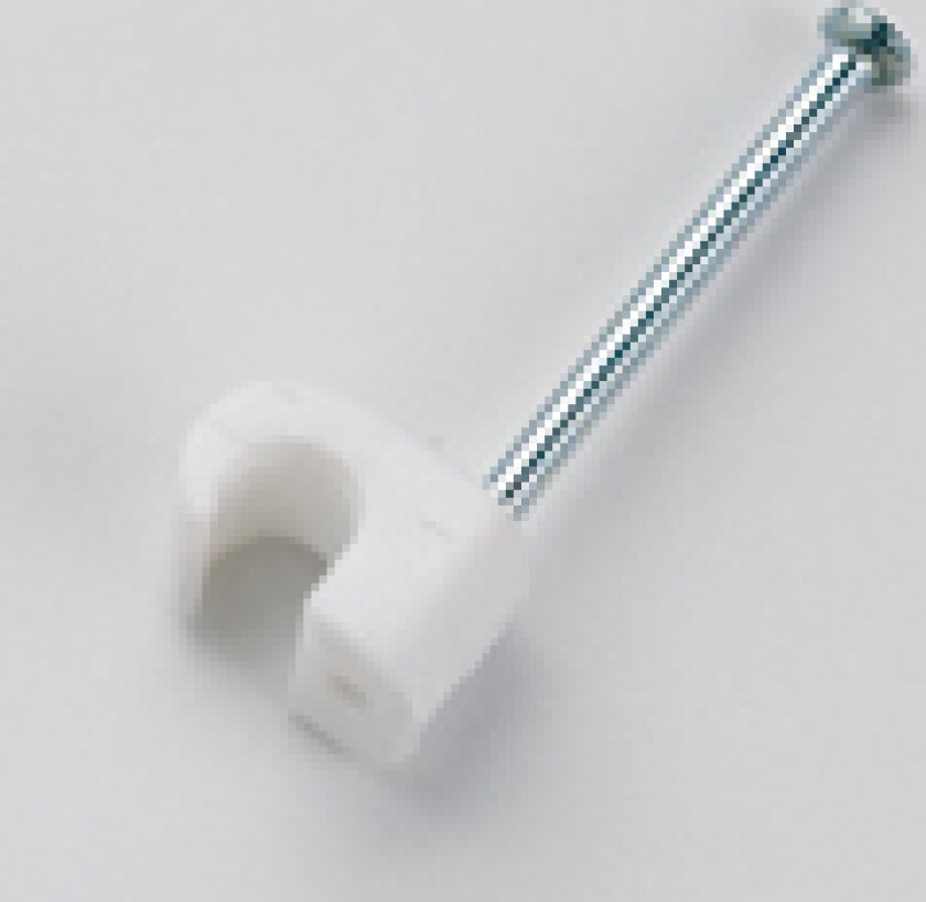 Kabelklips for rund kabel 7-10mm, 100stk