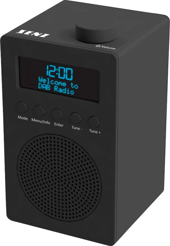 Roam DAB+ radio, svart
