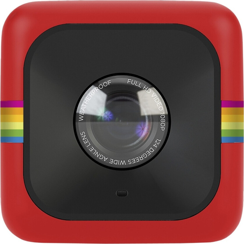 Cube HD camera, red