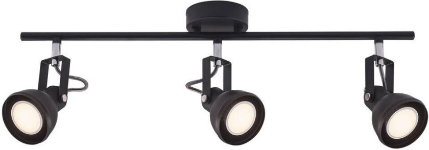 12V & 230V Aslak trippel, sort