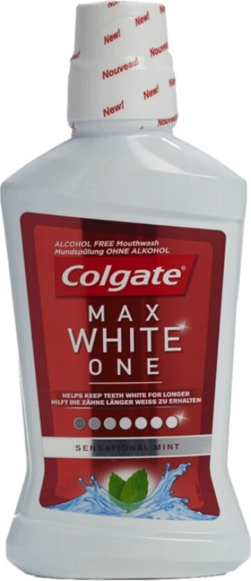 Max, white One 500ml munnskyll