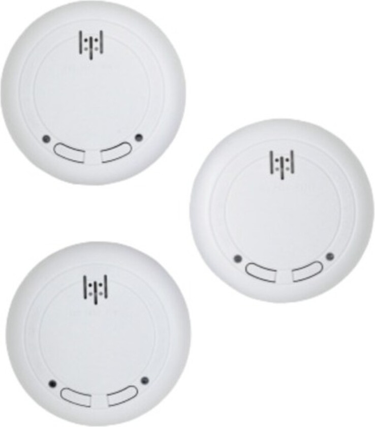Brannvarsler Optisk Sensor M/Link 3pcs