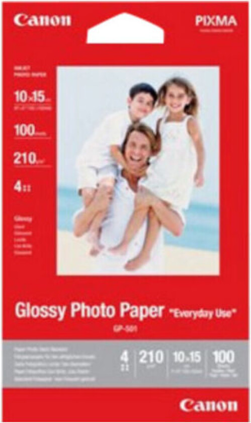 Gp-501 Glossy Fotopapir 10X15 (100 ark)