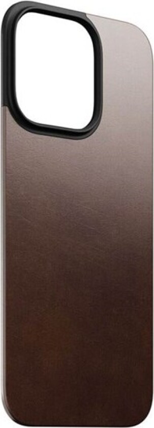 Magnetic Leather Back brown - iPhone 16 Pro