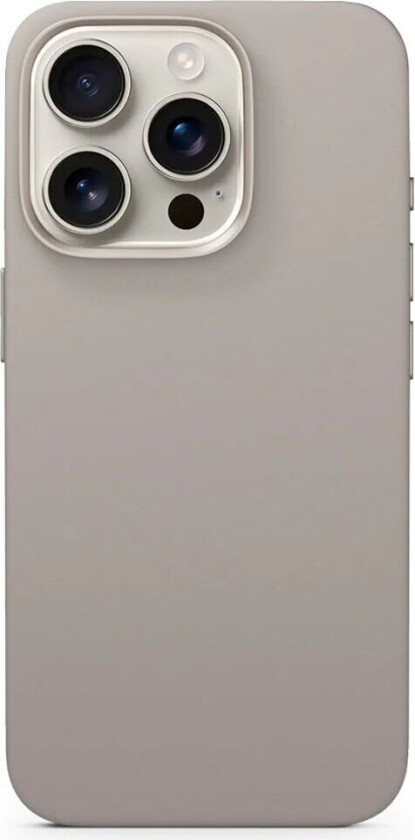iPhone 16 Pro Epico Mag+ Silikon Deksel - MagSafe Kompatibel - Titanium Beige
