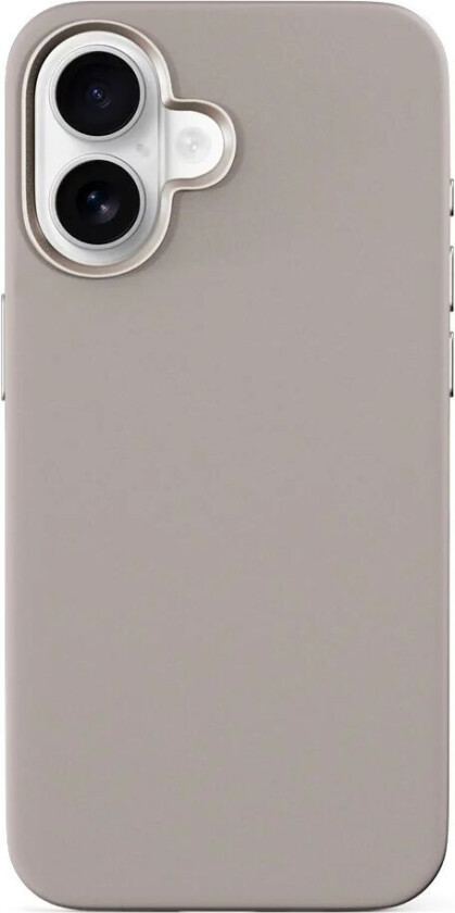 iPhone 16 Epico Mag+ Silikon Deksel - MagSafe Kompatibel - Titanium Beige