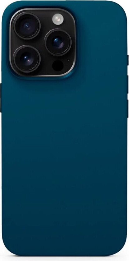 iPhone 16 Pro Epico Mag+ Silikon Deksel - MagSafe Kompatibel - Petrol Blue