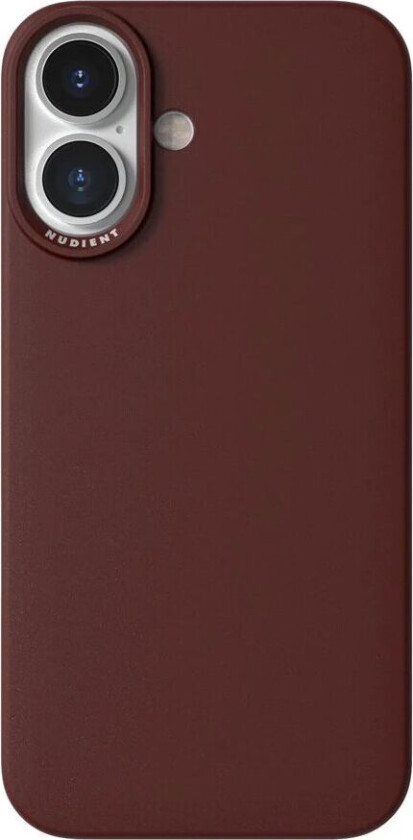 Thin Case iPhone 16 Deksel - MagSafe Kompatibel - Burgundy Red