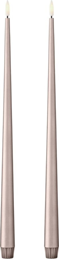ester & erik kronelys LED 40 cm 2-pakning 94 Champagne Metallic