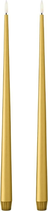 ester & erik kronelys LED 40 cm 2-pakning 90 Gold Metallic
