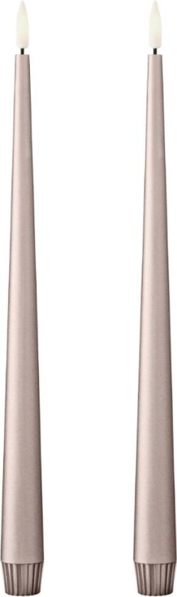 ester & erik kronelys LED 30 cm 2-pakning 94 Champagne Metallic