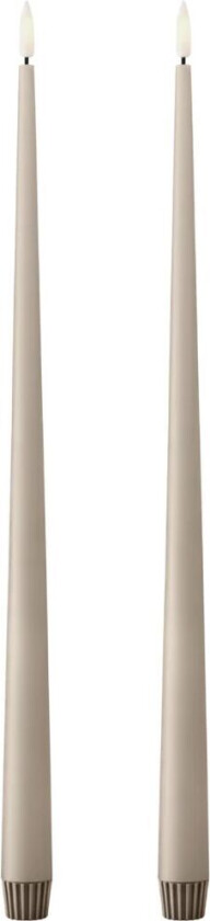 ester & erik kronelys LED 40 cm 2-pakning 22 Linen Grey
